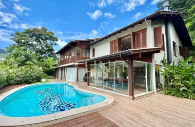 Casa com 4 dormitórios à venda, 403 m² por r$ 4.350.000,00 - carvoeira - florianópolis/sc