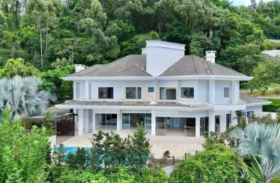 Casa com 5 dormitórios, 477 m² - venda por r$ 3.600.000,00 ou aluguel por r$ 23.483,33/mês - carvoeira - florianópolis/sc