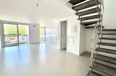 Apartamento duplex com 1 dormitório à venda, 94 m² por r$ 1.292.206,77 - joão paulo - florianópolis/sc