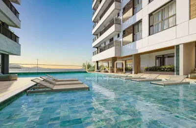 Apartamento com 2 dormitórios à venda, 80 m² por r$ 1.040.000,00 - praia comprida - são josé/sc