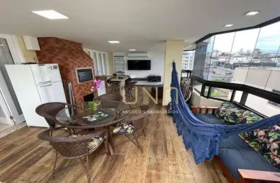 Cobertura com 3 dormitórios à venda, 245 m² por r$ 1.600.000,00 - estreito - florianópolis/sc