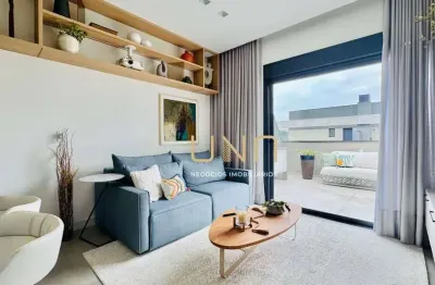 Studio com 1 dormitório à venda, 60 m² por r$ 1.400.000,00 - saco grande - florianópolis/sc