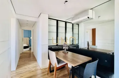 Apartamento de alto padrão com sacada com lareira e 3 dormitórios no novo estreito