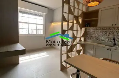Apartamento- kitnet - reformado - ponta da praia - santos
