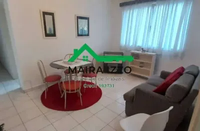 Apartamento 1 dormitório - mobiliado - 1 vaga de garagem - gonzaga - santos