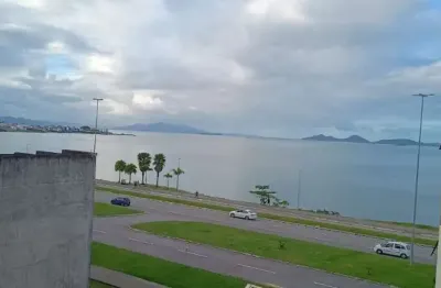 Apartamento vista mar com 128m2 - 3 dorm, 1 suíte, sacada, 1 vaga no estreito - florianópolis