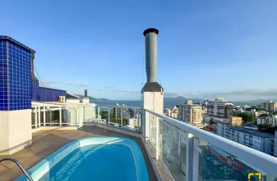 Cobertura - bairro coqueiros - piscina - vista mar - 3 dormitórios - 2 vagas - florianópolis - sc
