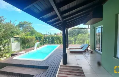 Casa em condomínio - campeche - pátio com piscina - 4 dormitórios - florianópolis - sc