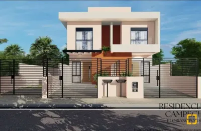 Casa financiável com 2 suítes a 300 metros da praia no loteamento jardim campeche.
