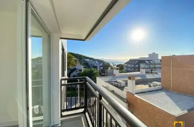 Apartamento com vista mar - 2 dormitórios, sendo 1 suíte - 2 vagas - joão paulo - florianópolis - sc