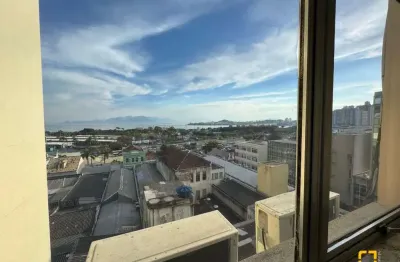 Sala comercial com 65m² e vista mar no centro de florianópolis