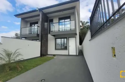 Sobrado com 02 suítes no loteamento vivenda dos açores, sãojosé/sc