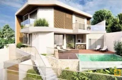 Casa de alto padrão na orla do mar no cacupé - nova, 4 suítes e financiável