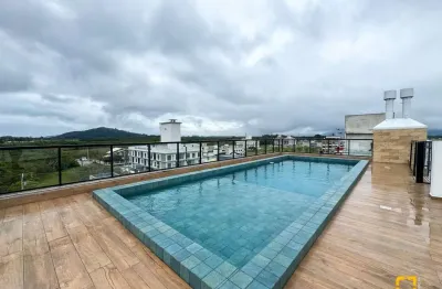Apartamento 2 dormitórios, sacada com churrasqueira - portal do ribeirão da ilha - florianópolis sc