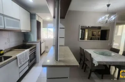 Apartamento mobiliado com vista para o mar com 3 dormitórios, suíte e duas vagas