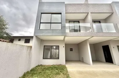 Sobrado em condomínio para venda em curitiba, uberaba, 3 dormitórios, 1 suíte, 3 banheiros, 2 vagas