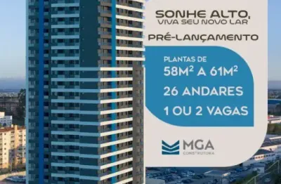 Lançamento em construção 2 dormitórios com suite capão raso