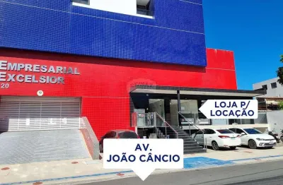 Loja para locação, frente rua, em Manaíra, na Av. João Câncio