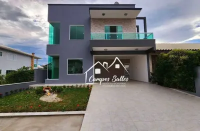 Sobrado com 4 dormitórios à venda, 247 m² por r$ 1.350.000,00 - jardim três marias - peruíbe/sp
