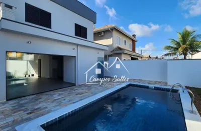 Casa em condomínio fechado com 4 quartos à venda na Avenida Alan Kardec, Jardim Três Marias, Peruíbe