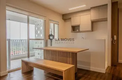 Apartamento com 1 quarto para alugar na rua bonnard, 132, alphaville empresarial, barueri, 53 m2 por r$ 4.000