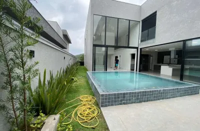 Casa em condomínio fechado com 4 quartos para alugar na alameda das aroeiras, alphaville, santana de parnaíba, 380 m2 por r$ 38.000