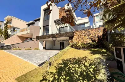 Casa em condomínio fechado com 4 quartos para alugar na alameda michelangelo, alphaville, santana de parnaíba, 370 m2 por r$ 25.000