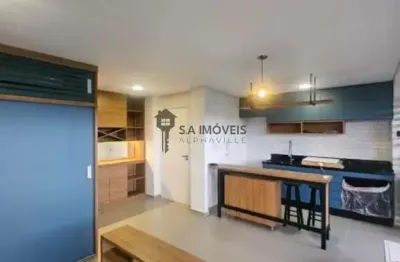 Apartamento com 1 quarto para alugar na avenida copacabana, 525, dezoito do forte empresarial/alphaville., barueri, 46 m2 por r$ 3.290