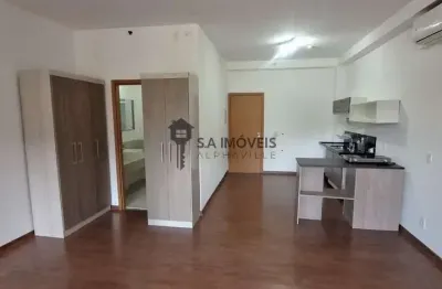 Apartamento com 1 quarto para alugar na avenida dos parques, 45, tamboré, santana de parnaíba, 45 m2 por r$ 2.700