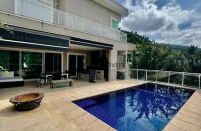 Casa em condomínio fechado com 4 quartos para alugar na avenida dos parques, tamboré, santana de parnaíba por r$ 28.000