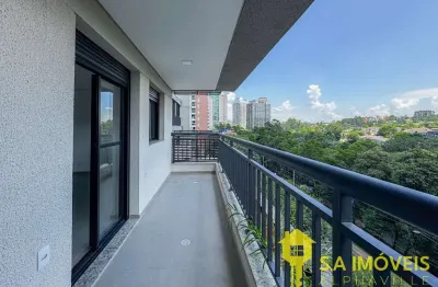 Apartamento com 1 quarto à venda na avenida copacabana, 525, dezoito do forte empresarial/alphaville., barueri, 46 m2 por r$ 640.000