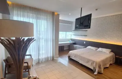 Apartamento com 1 quarto para alugar na avenida dos parques, 45, tamboré, santana de parnaíba, 45 m2 por r$ 4.300