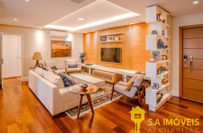 Apartamento com 3 quartos à venda na alameda canto dos pássaros, 95, tamboré, santana de parnaíba, 172 m2 por r$ 2.400.000