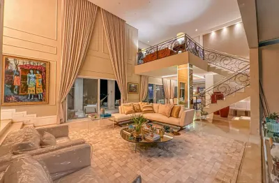 Casa em condomínio fechado com 4 quartos à venda na alameda américa, 1100, tamboré, santana de parnaíba, 1000 m2 por r$ 17.300.000