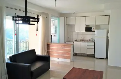 Apartamento com 1 quarto para alugar na avenida sagitário, 278, sítio tamboré alphaville, barueri, 50 m2 por r$ 4.400