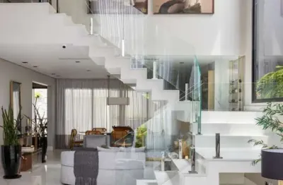 Casa em condomínio fechado com 5 quartos à venda na avenida pérola byington, cidade tamboré, santana de parnaíba, 370 m2 por r$ 4.900.000