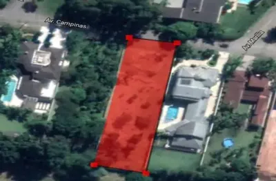 Terreno à venda na Avenida Campinas, Residencial Tamboré, Barueri