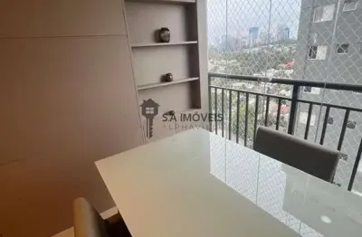 Apartamento com 1 quarto para alugar na rua augusto dos anjos, 155, melville empresarial  i e  ii, barueri, 40 m2 por r$ 4.602