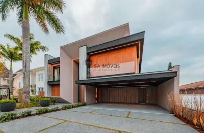 Casa em condomínio fechado com 5 quartos à venda na rua cerejeira, 770, tamboré, santana de parnaíba, 835 m2 por r$ 17.900.000