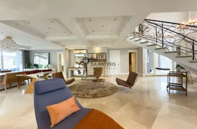 Casa em condomínio fechado com 4 quartos para alugar na alameda guaíba, 31, alphaville, santana de parnaíba, 700 m2 por r$ 55.000