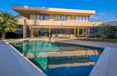 Casa em condomínio fechado com 4 quartos à venda na alameda ubatuba, 605, alphaville, santana de parnaíba, 616 m2 por r$ 7.100.000