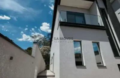 Casa em condomínio fechado com 3 quartos à venda na estrada jaguari, chácara jaguari (fazendinha), santana de parnaíba, 144 m2 por r$ 1.060.000