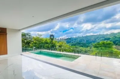 Casa em condomínio fechado com 4 quartos para alugar na avenida gêmini, 1670, alphaville, santana de parnaíba, 370 m2 por r$ 32.500