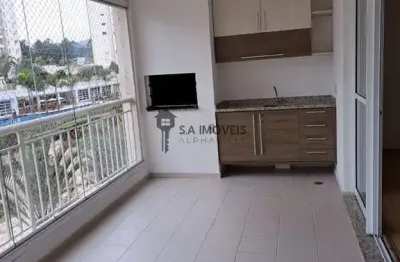 Apartamento com 3 quartos para alugar na alameda américa, 101, tamboré, santana de parnaíba, 132 m2 por r$ 9.000