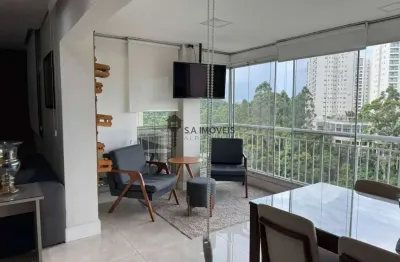 Apartamento com 3 quartos para alugar na Alameda América, 101, Tamboré, Santana de Parnaíba, 158 m2 por R$ 14.000