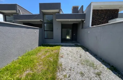 Lindas casas nova em Praia de Leste com 2 quartos (Sendo 1 suite)