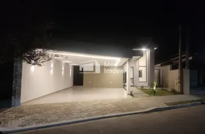 Casa nova com 194m² construção - 350m² terreno- 3 dormitórios com suite -cond. residencial mantiqueira