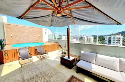 Linda cobertura duplex reserva do bosque 4 quartos! totalmente reformada!