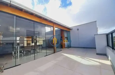 Cobertura com 3quartos  à venda, 145 m² por r$ 550.000 - vivendas da serra - juiz de fora/mg