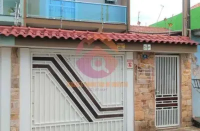 Sobrado para venda em guarulhos, parque continental i, 3 dormitórios, 1 suíte, 2 banheiros, 6 vagas